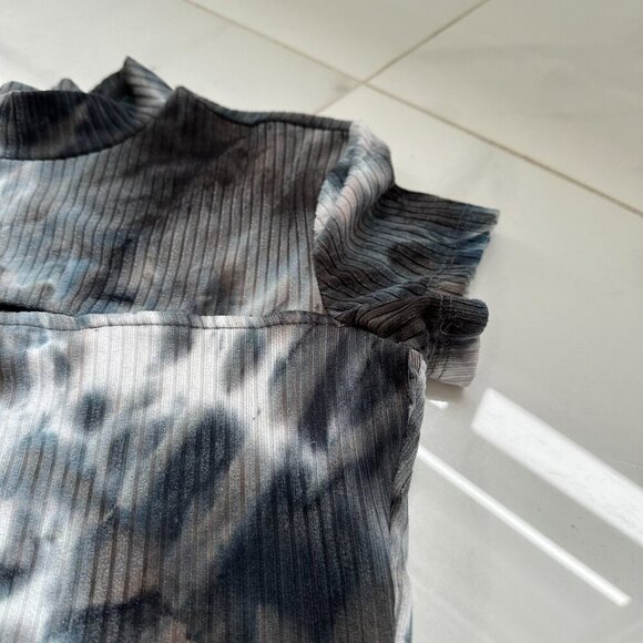 Streetwear Society | Tie-Dye Mini Dress | Size Small | Gray/Black/White - Picture 3 of 16